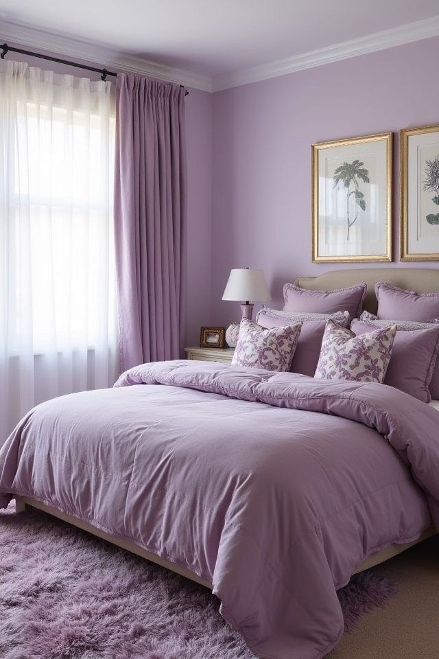 serene lilac color palette