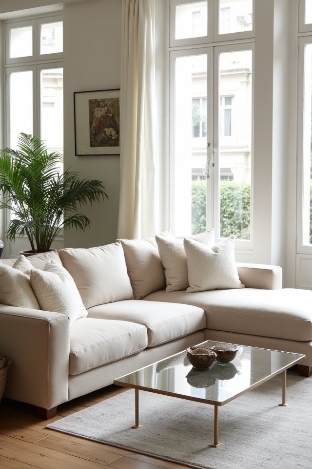 serene minimalism with neutrals