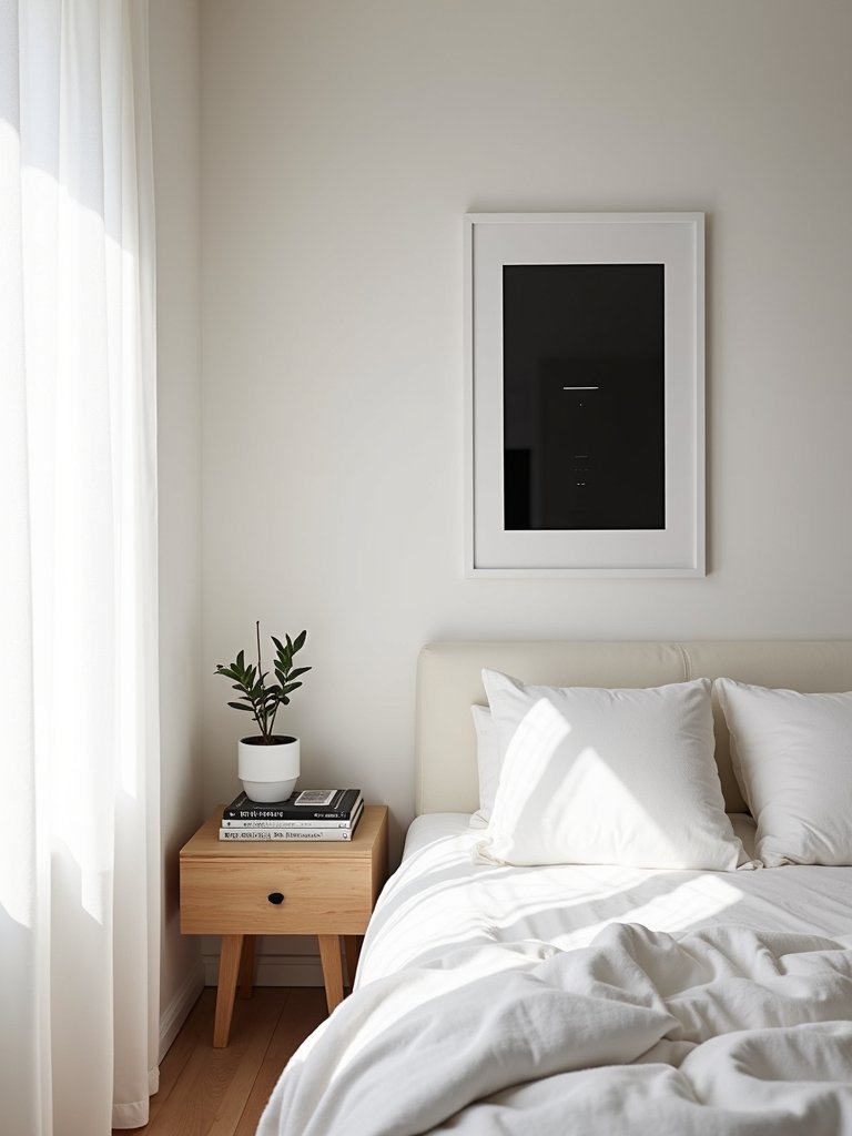 serene minimalist art posters