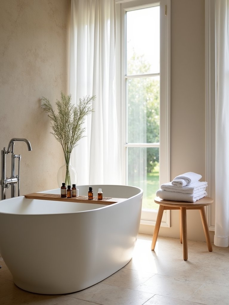 serene minimalist bathroom d cor