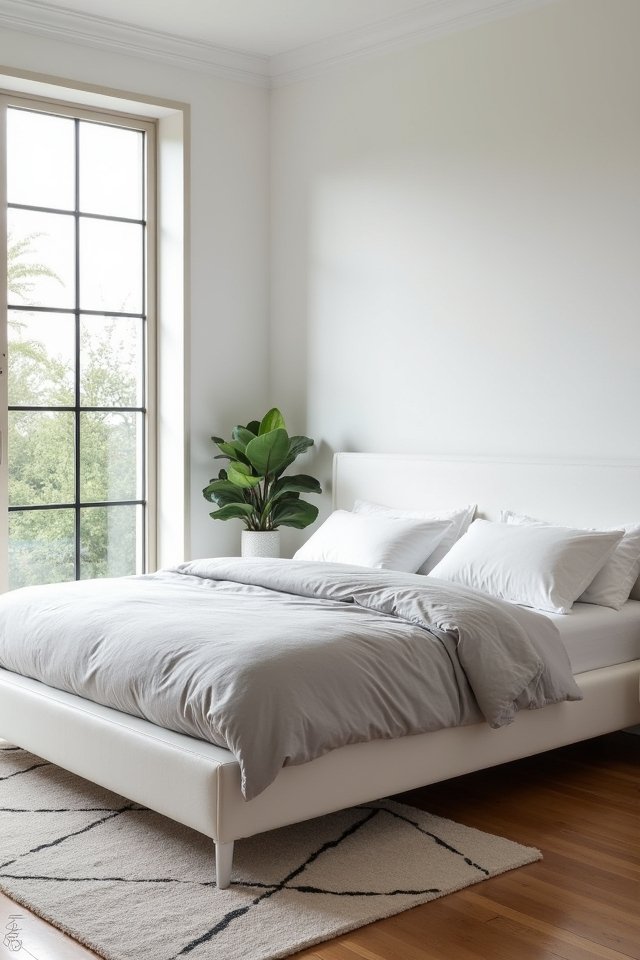 serene minimalist bedroom design