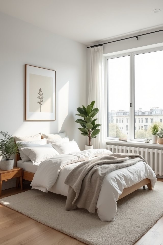 serene minimalist bedroom design