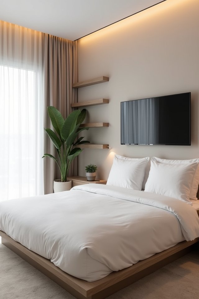 serene minimalist bedroom design