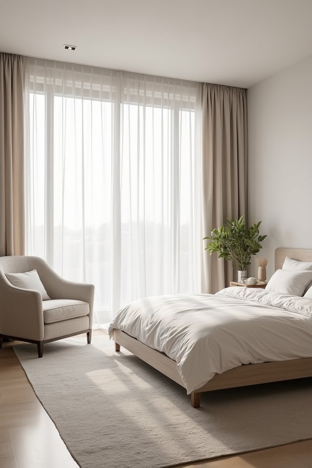 serene minimalist bedroom sanctuary