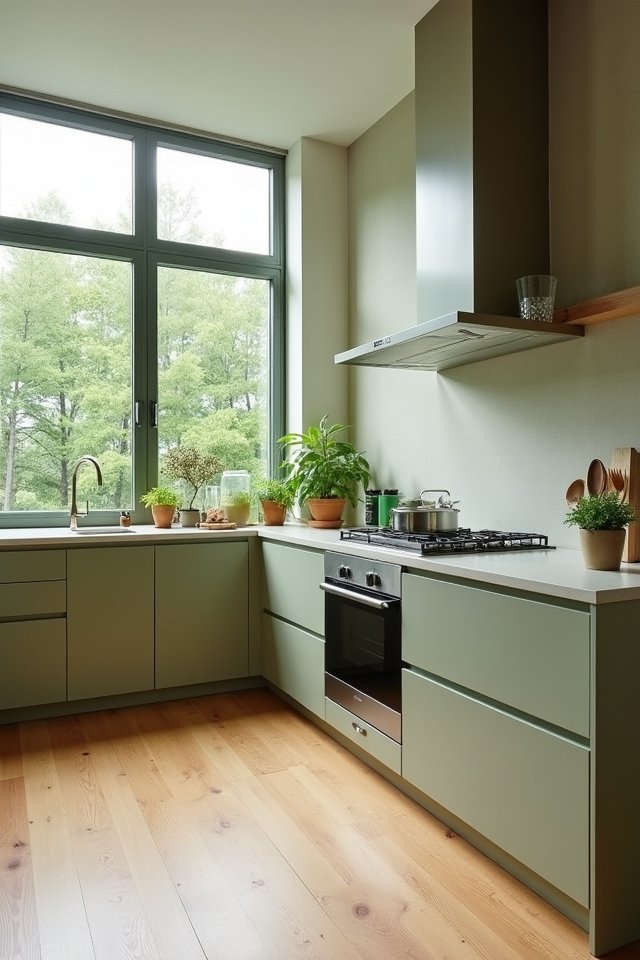 serene minimalist kitchen design