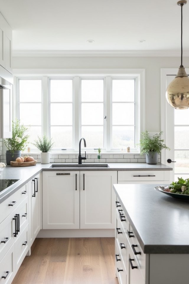 serene minimalist kitchen design