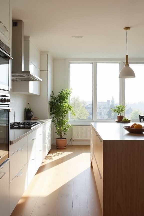 serene minimalist kitchen design