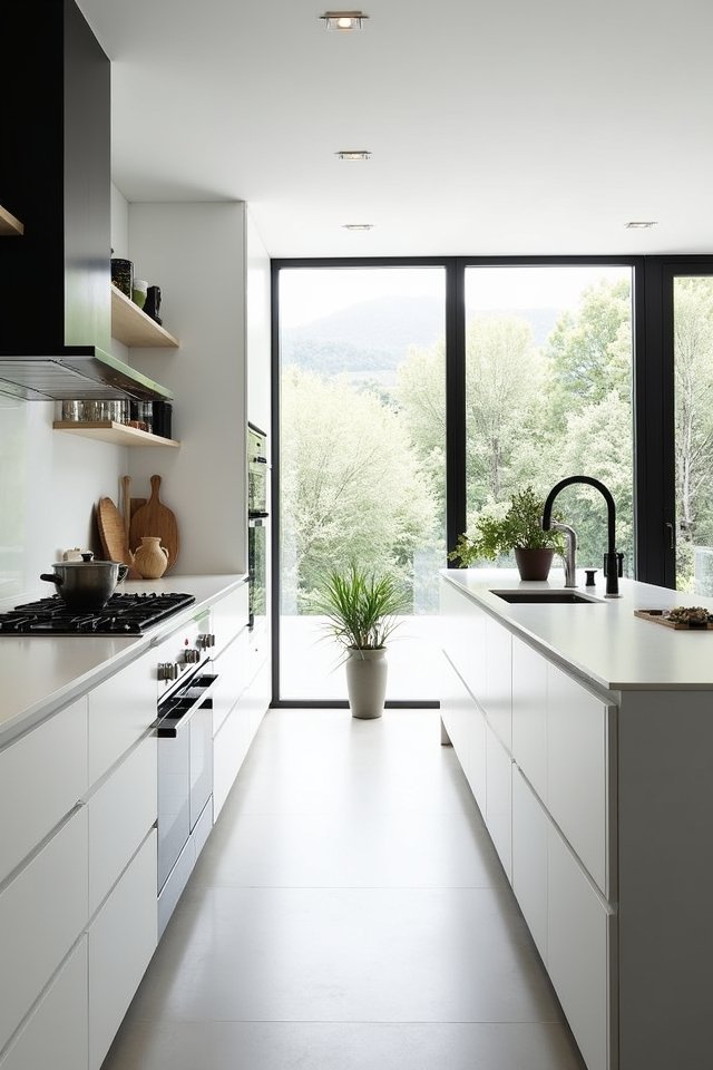 serene minimalist kitchen sanctuary