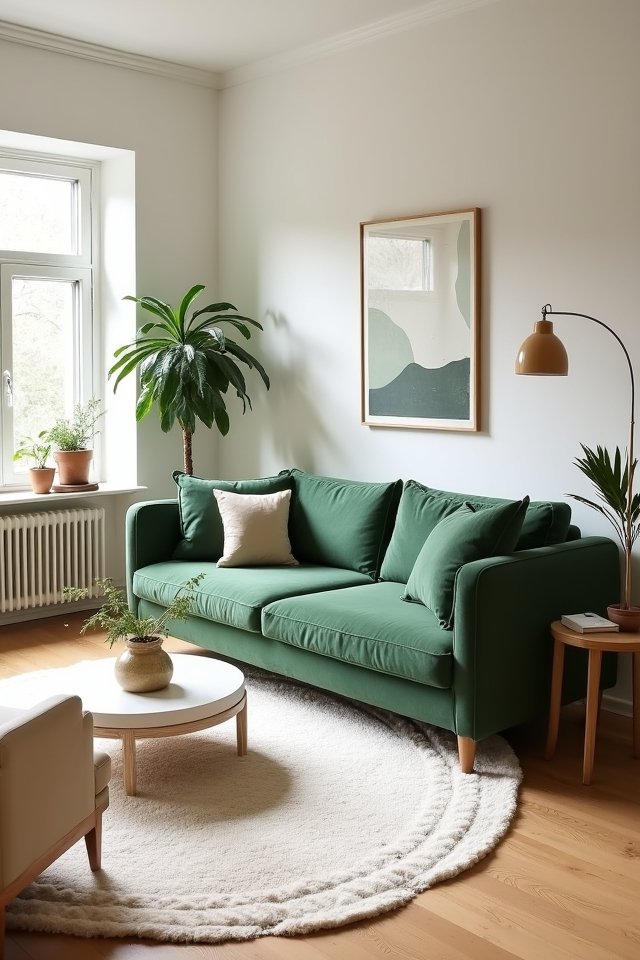 serene minimalist living space