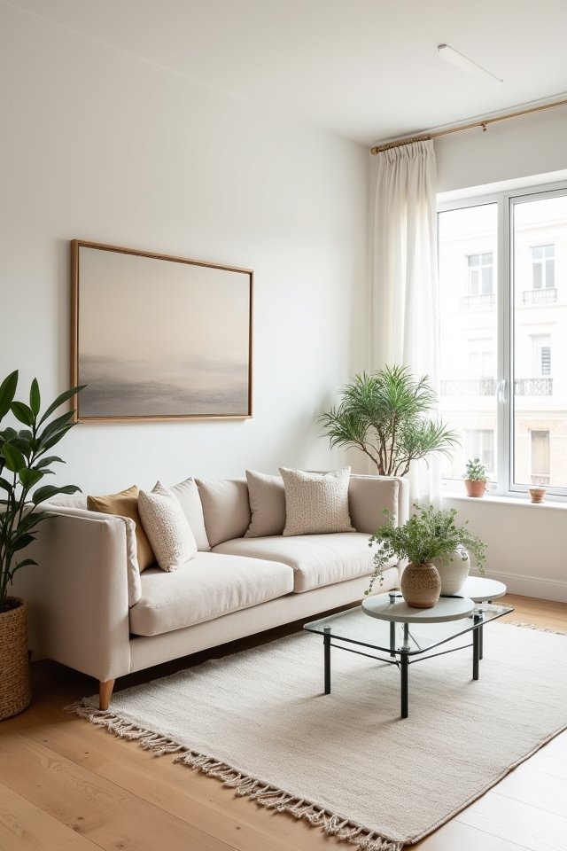 serene minimalist neutral decor