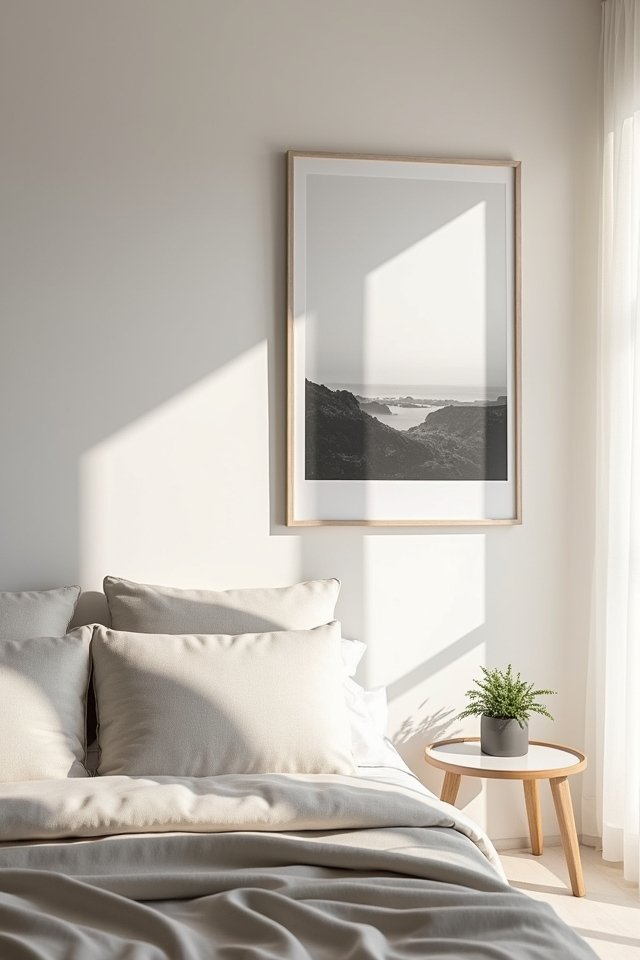 serene minimalist photography decor