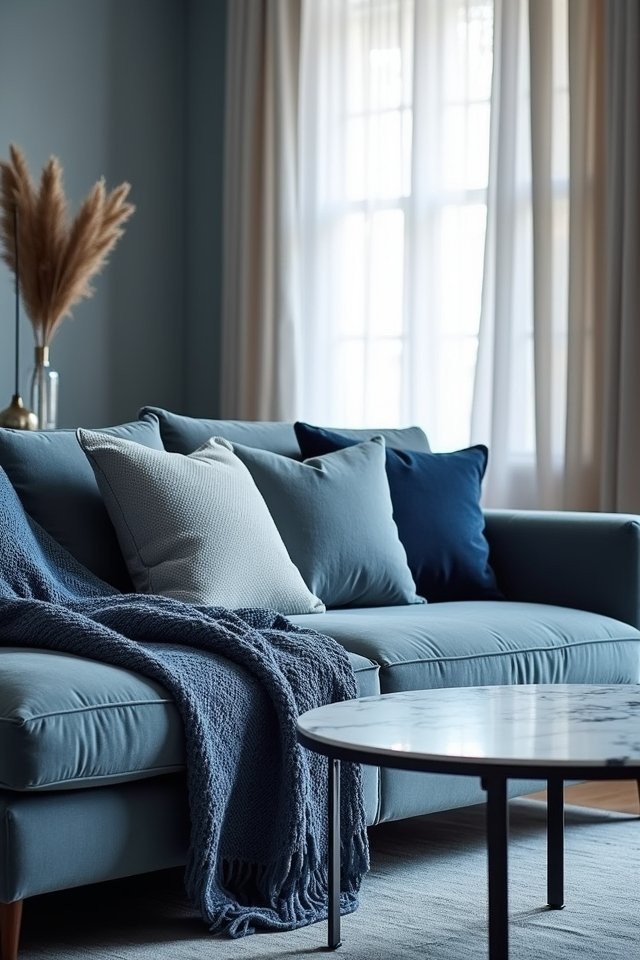 serene monochromatic color scheme