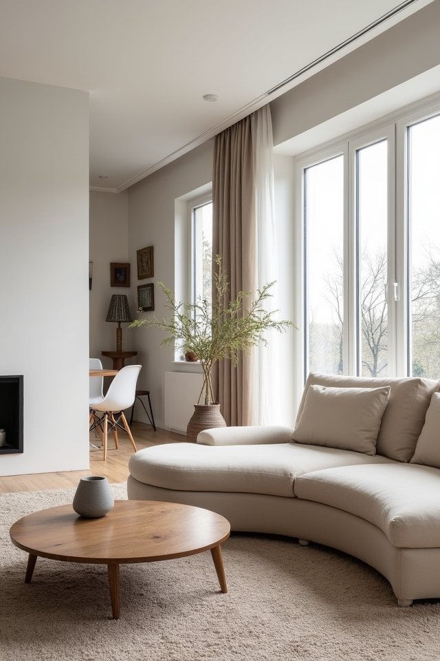 serene neutral minimalist design