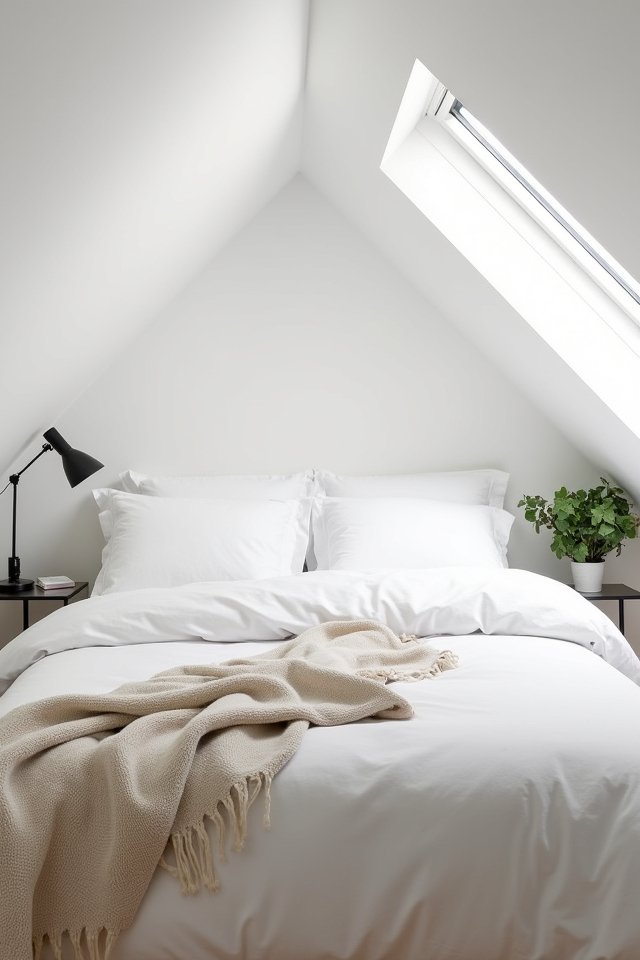 serene neutral natural bedding