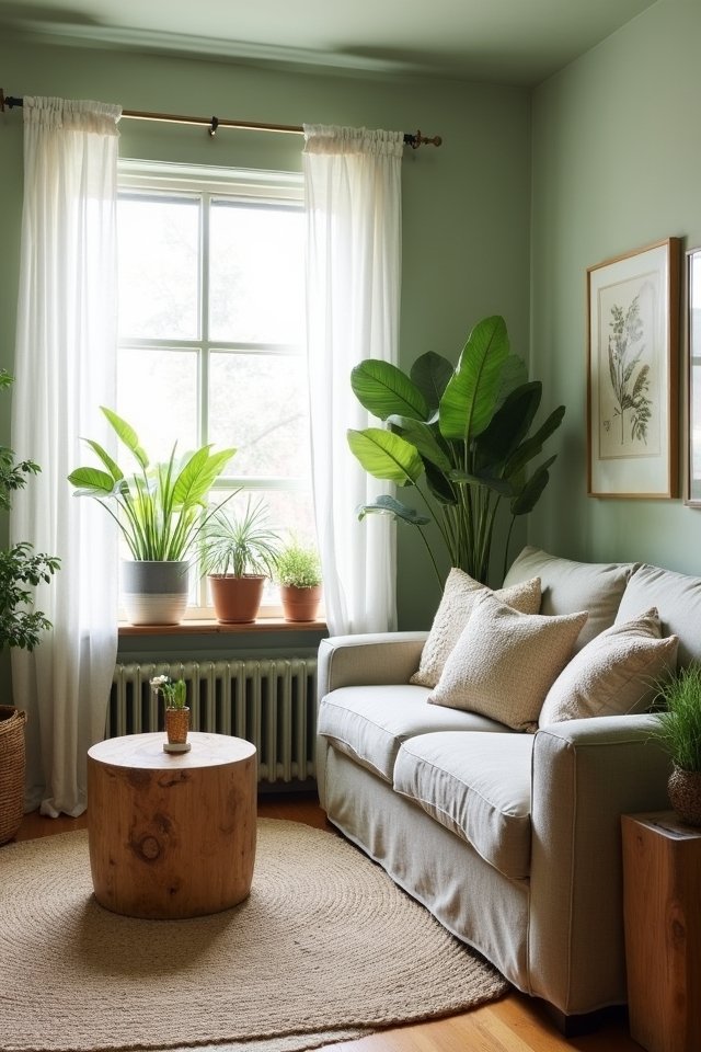 serene oasis in green