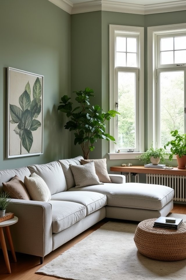 serene sage and grey