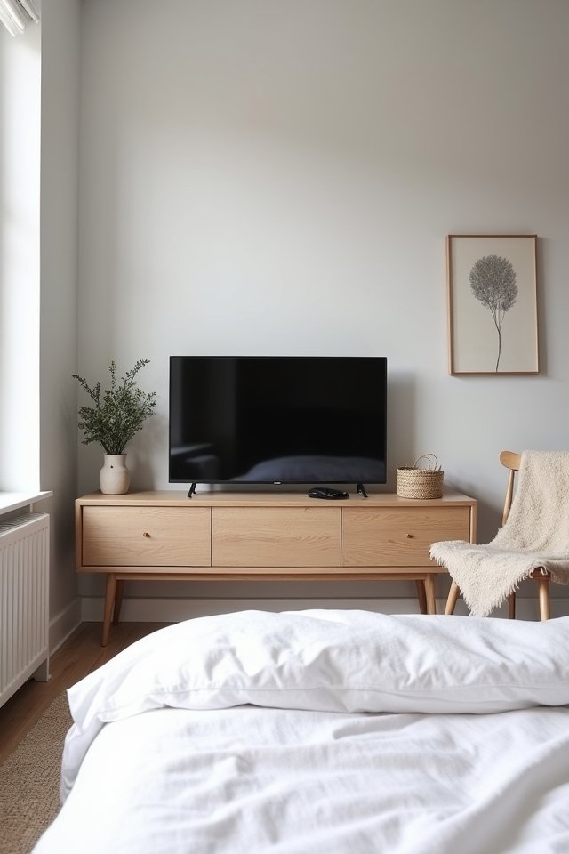 serene scandinavian bedroom decor
