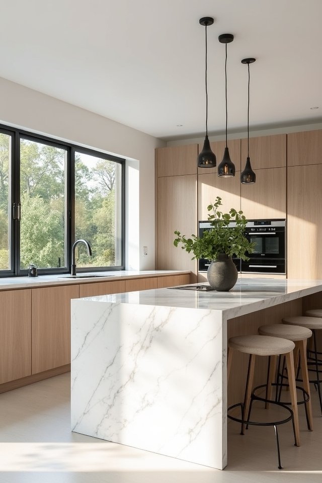 serene scandinavian kitchen design