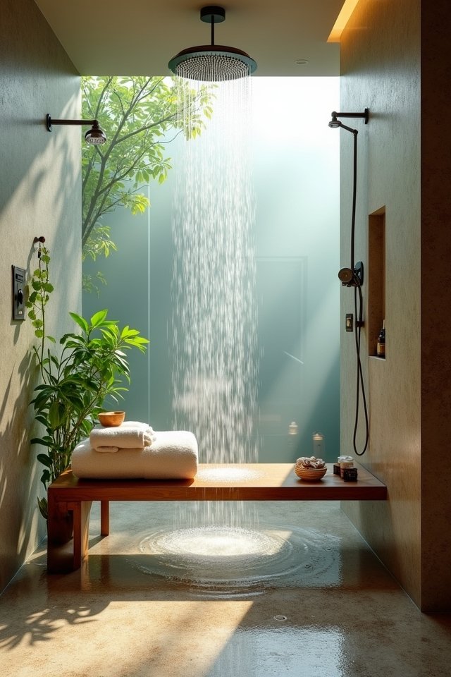 serene shower retreat oasis