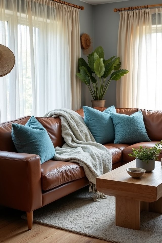 serene sky blue textiles
