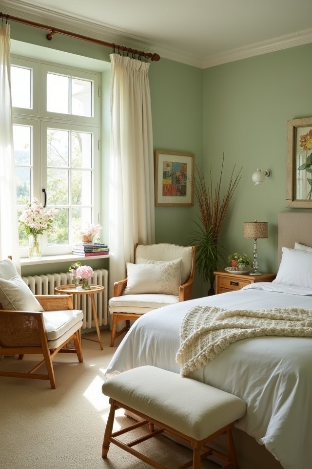 serene soft sage sanctuary