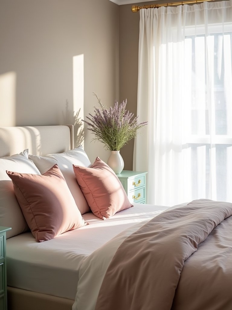 serene taupe pastel combinations