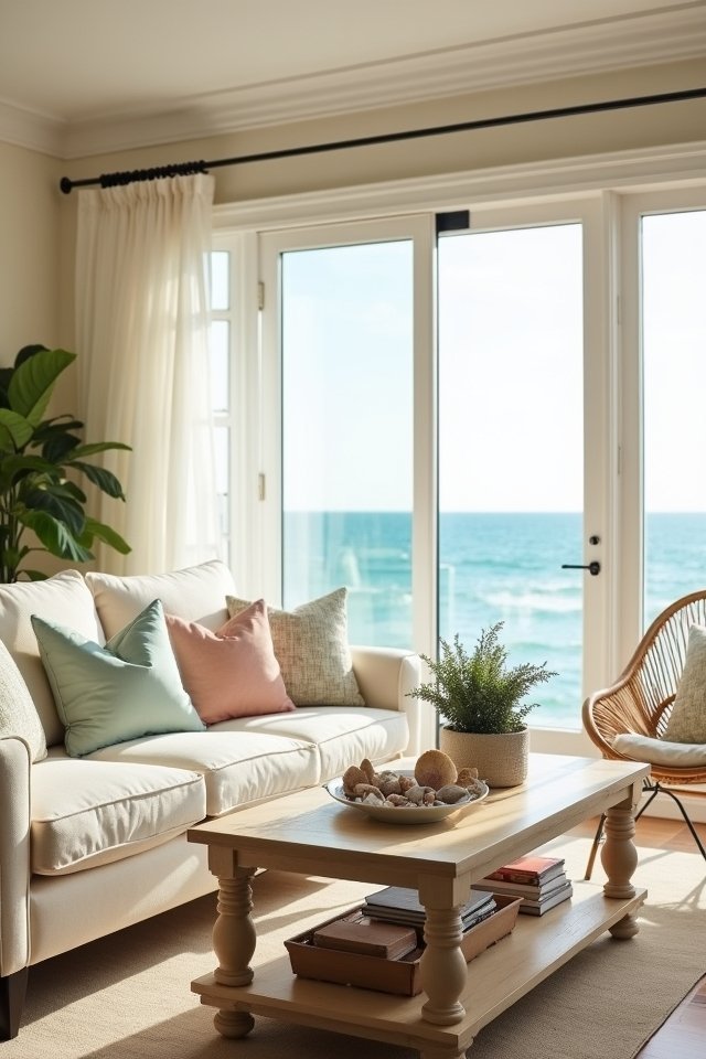 sheer curtains enhance natural light