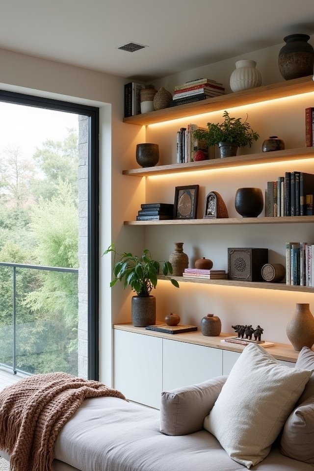 showcase decor with accessibility