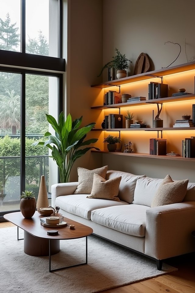 showcase personality with open shelving