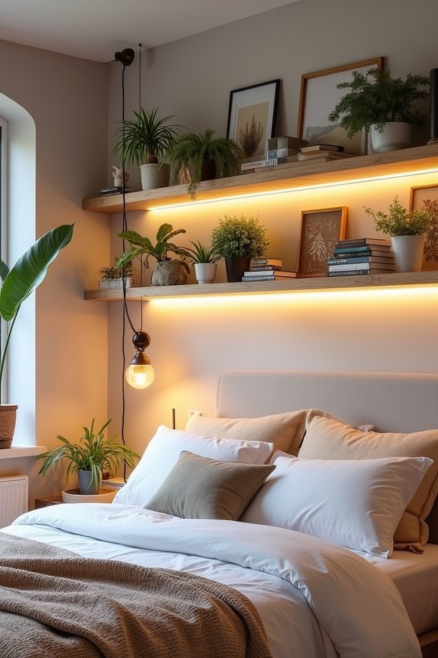 showcase personality with shelves