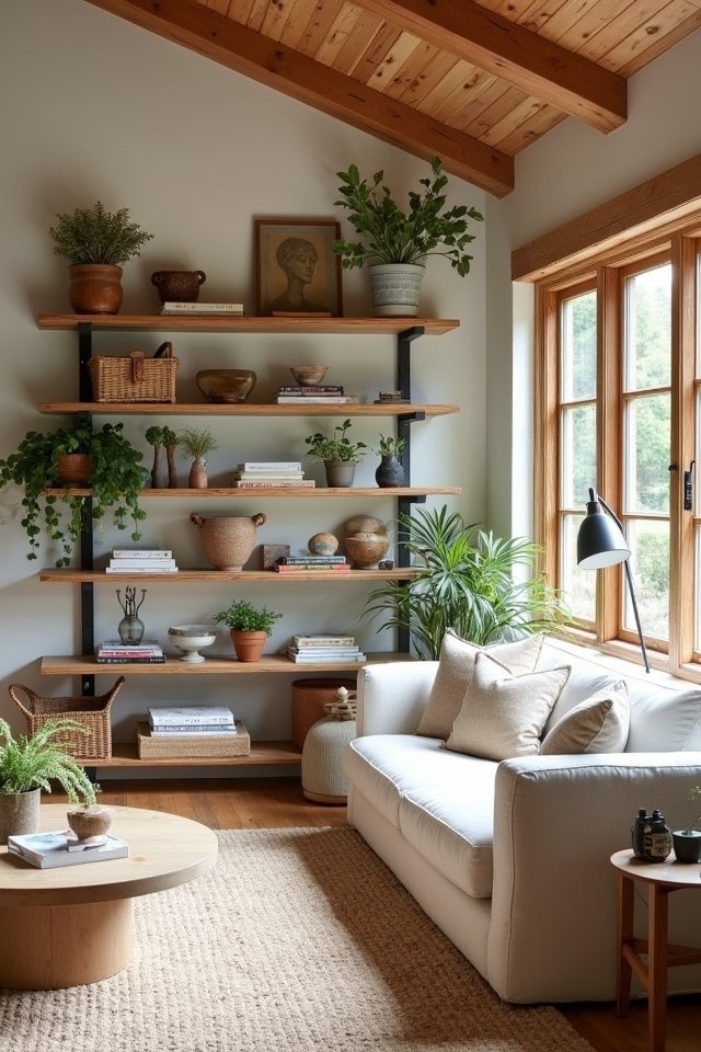 showcase personality with shelving