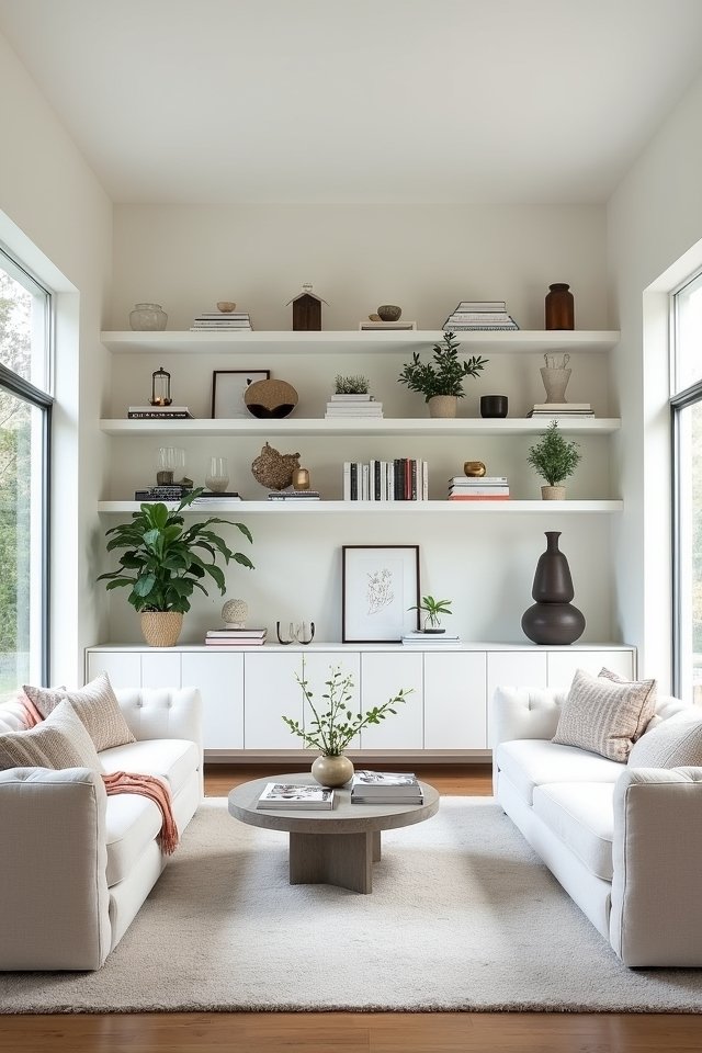 showcase personality with shelving