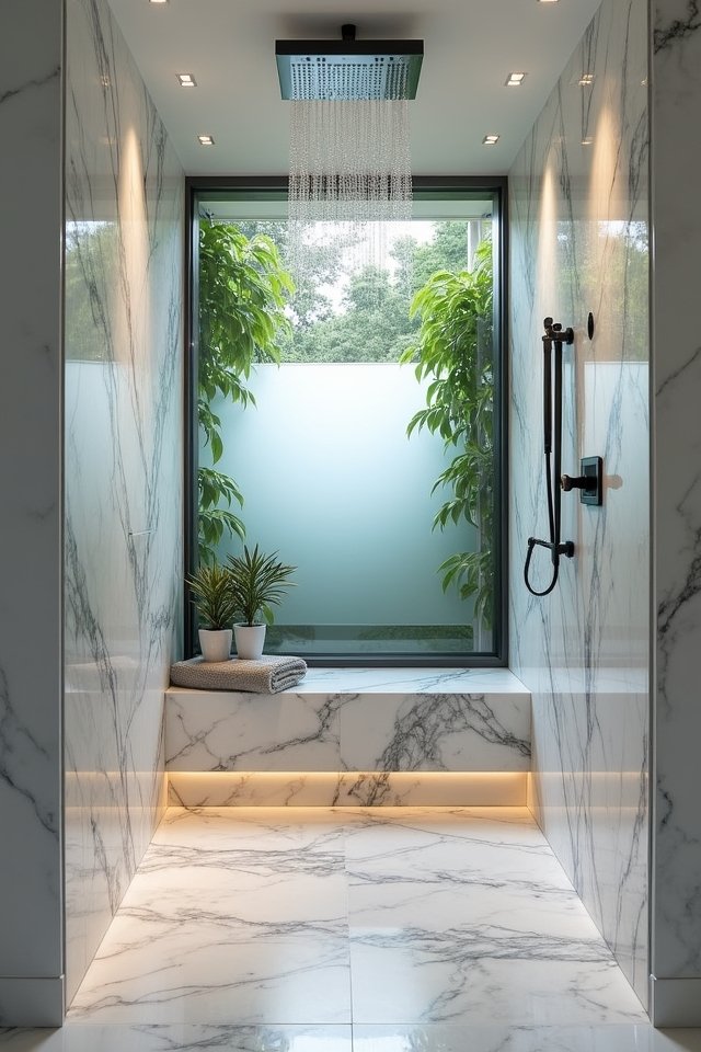 shower concert with speakers