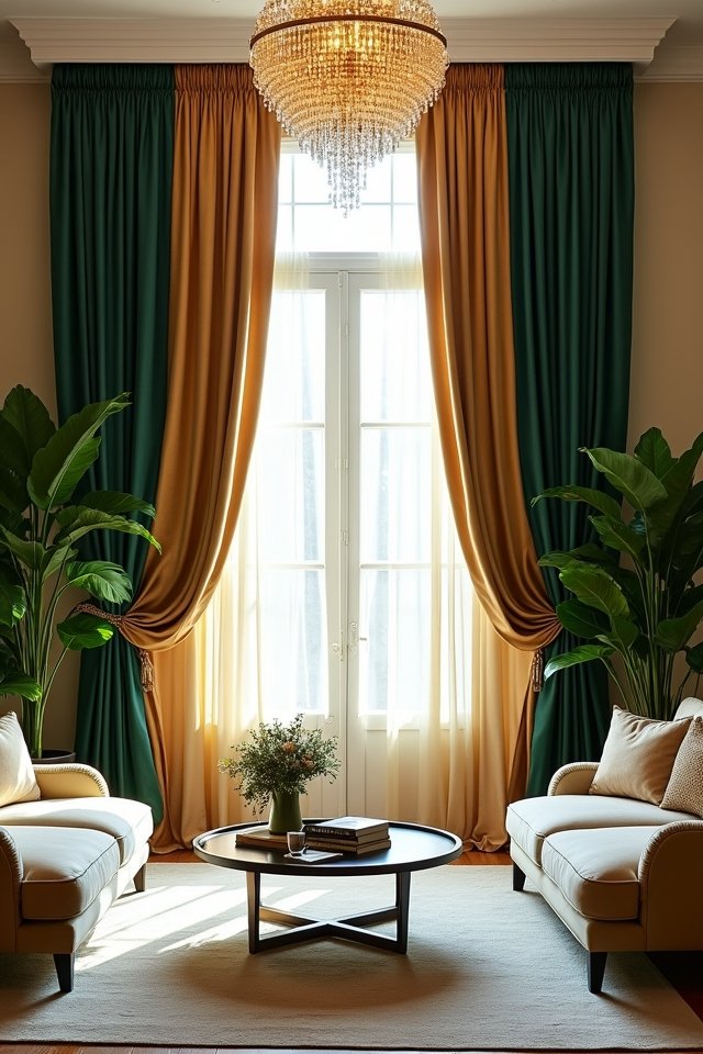 silk panels for elegance