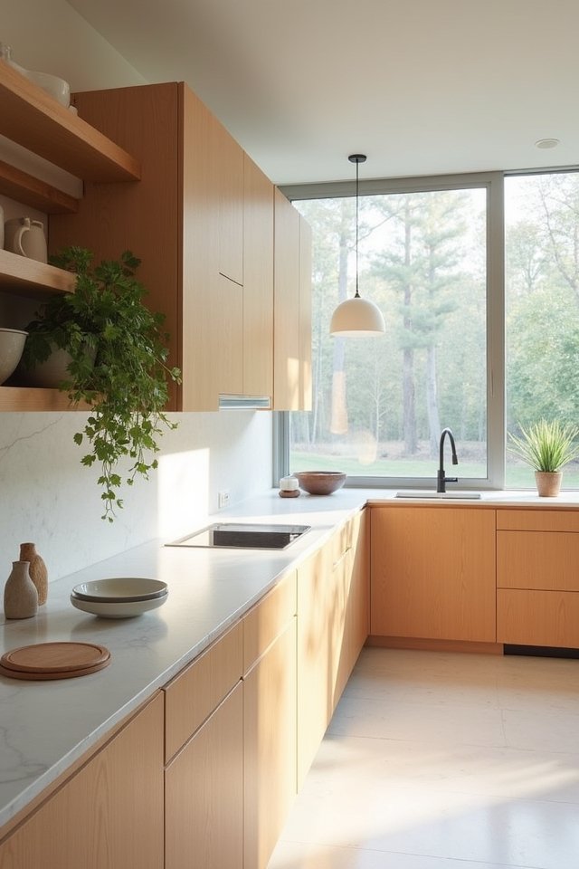 simplistic functional kitchen design