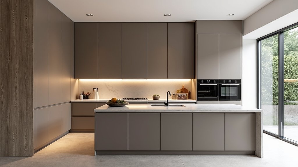 sleek and organized kitchens