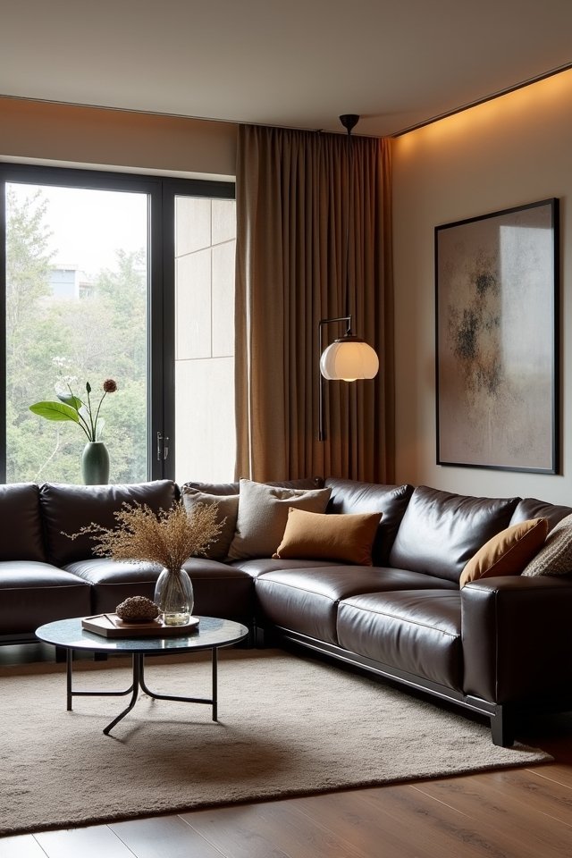 sleek contemporary living transformation