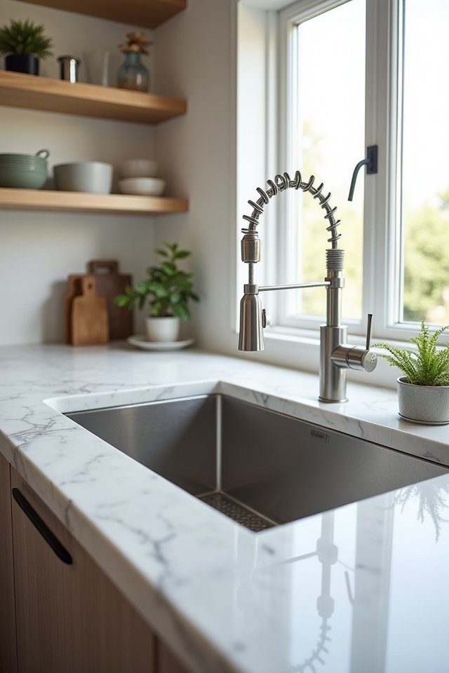 sleek durable stainless steel