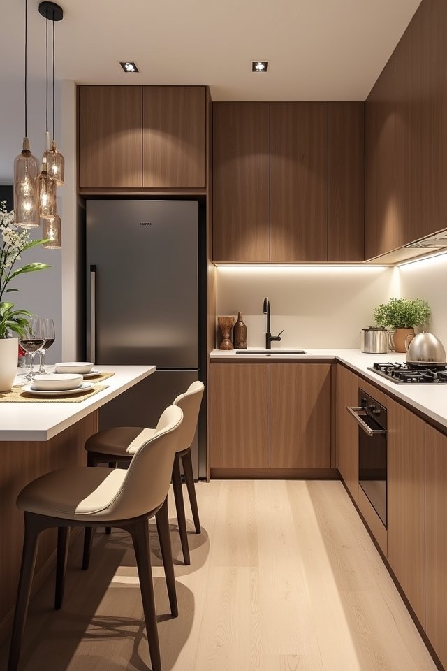 sleek integrated appliance design