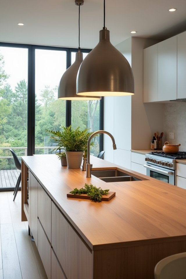 sleek maple countertops elevate kitchens