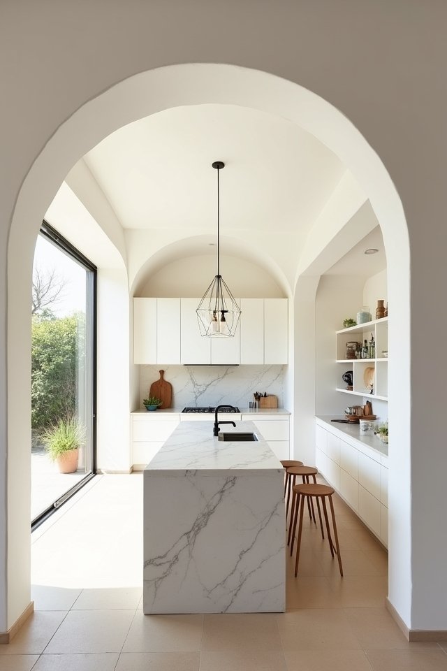 sleek minimalist arch designs