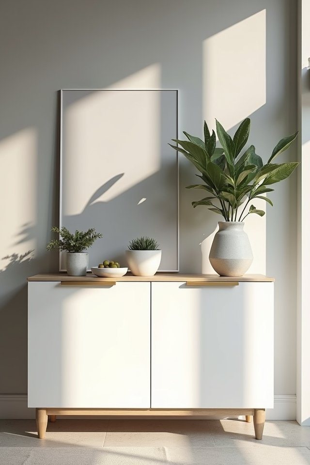 sleek minimalist cabinet elegance