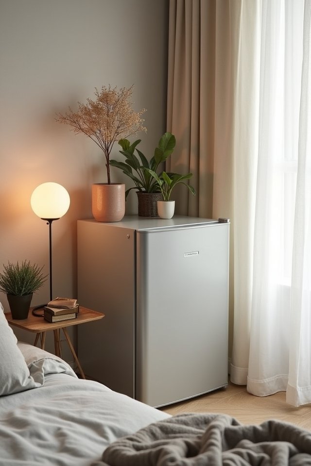 sleek minimalist fridge accessory