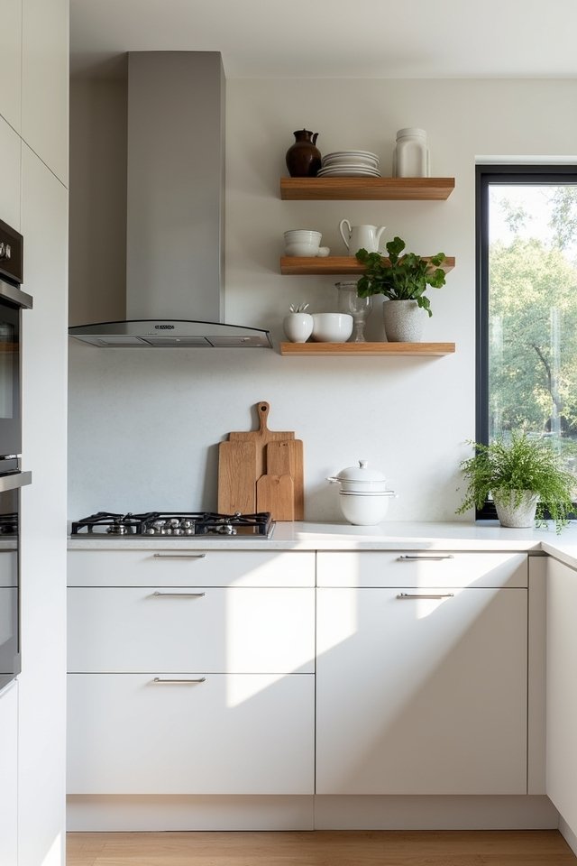 sleek minimalist kitchen cabinetry