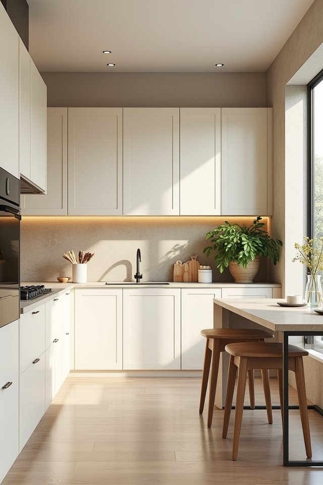 sleek minimalist kitchen design