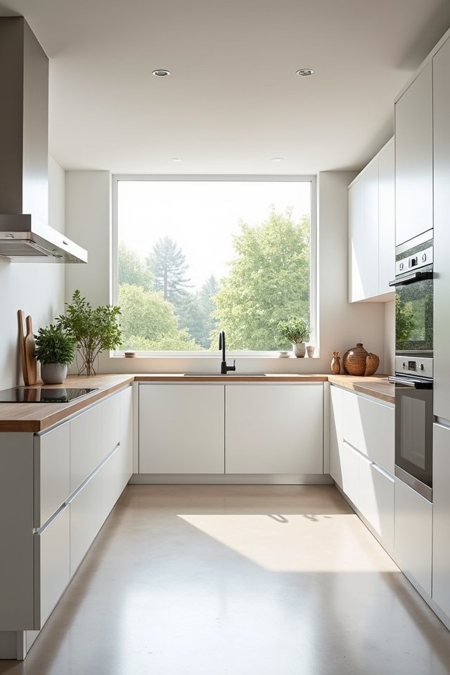 sleek minimalist kitchen design