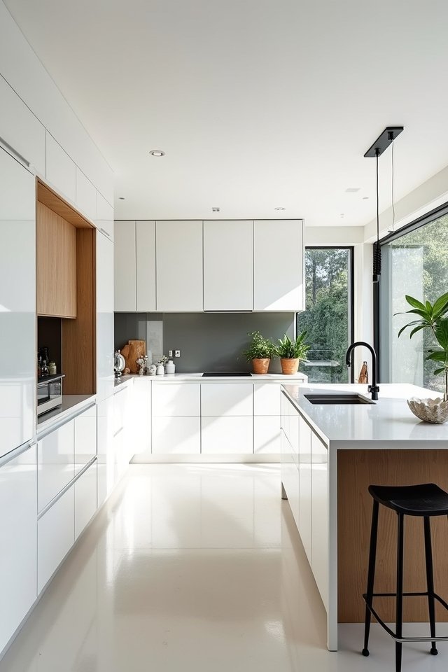 sleek modern kitchen elegance