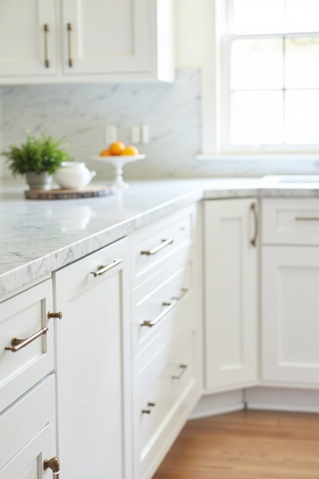 sleek modern recessed pulls