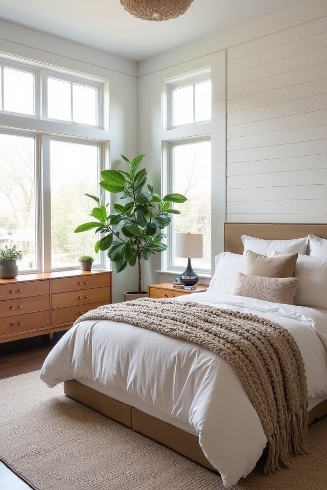 sleek modern shiplap design