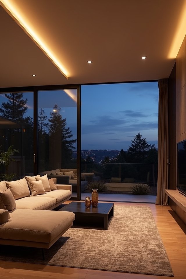 sleek recessed led lighting